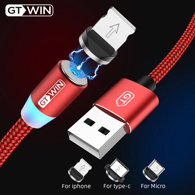 

Magnetic Type C & Micro USB Cable 2.4A Fast Charging Cable for Samsung Xiaomi LG Magnet USB Plug For iPhone Charger USB C Cord