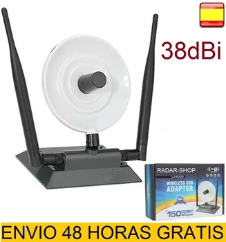 

Antena Wifi Adaptador USB 38dBi SIGNAL KING Largo alcance 2 Antenas