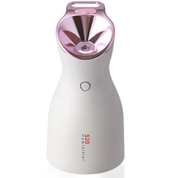

Pink 3 in 1 Deep Cleaning Facial Steamer Cleaner Beauty Face Steaming Device Mist Steam Thermal Sprayer Machine Spa Skin Care To