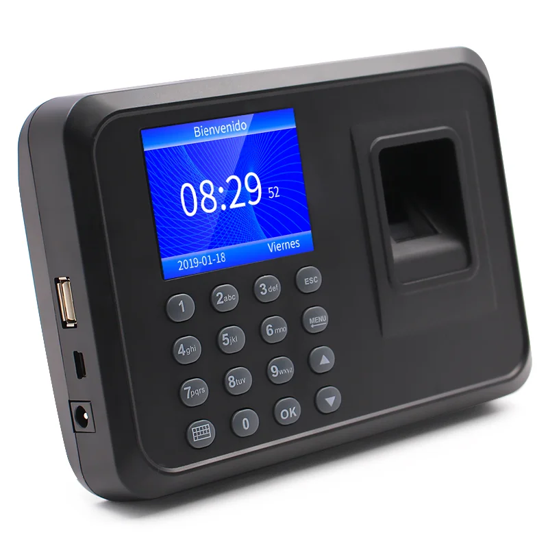 Biometric Fingerprint Time Attendance Machine Time Clock Recorder Software Free USB Download
