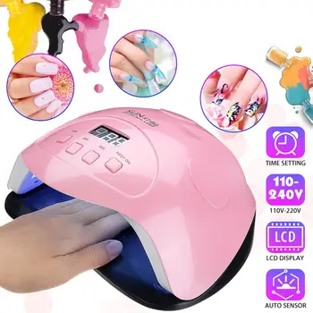 

90W Infrared Intelligent Nail Dryer SUN X7 Plus 42pcs Led UV Lamp 10S 30S 60S Painless Mode Manicure Gel Polish Curing-Lamp