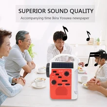 7 в 1 лампа для чтения TF карта светодиодный Динамик ручной радио рычаг фонарик Открытый AM/FM Солнечный Bluetooth аварийный Многофункциональный