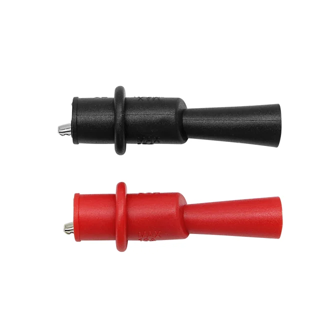 1 pair Digital Multimeter probe Soft-silicone-wire Needle-tip Universal test leads with Alligator clip For LED tester Multimetro Only AlligatorClip
