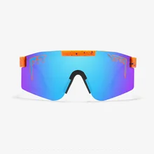 2021 신제품 피트 바이퍼 사이클링 안경, UV400 야외 편광 스포츠 안경 패션 자전거 선글라스 Mtb 고글 케이스 포함|Cycling Eyewer|  