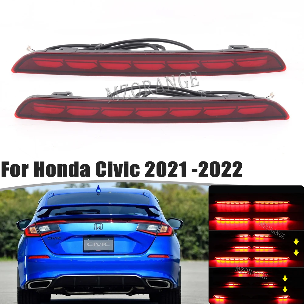 Светодиодсветильник для заднего бампера Honda Civic 2021 2022 2 шт. |