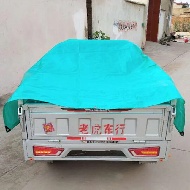 1 Pc 3*3M Zöld Kerti Eső Vitorlás Otthoni Kert Vastagított Esőálló Ruhával Ultra Könnyű, Vízálló Műanyag Ponyva Testreszabott Méret