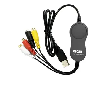 

USB 2.0 Audio Video Capture Device Card for Analog Video Recording supports both Windows and Mac operation system