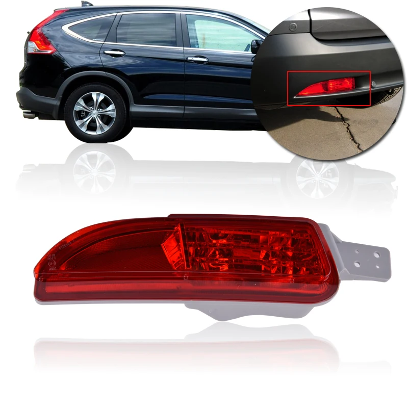 CAPQX для CRV CR V RM1/RM2/RM3/RM4 2012 2013 2014 задний противотуманный светильник Reflecter стоп сигнал