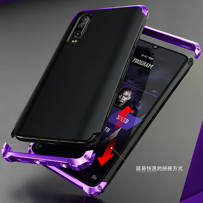 Leanonus Алюминиевый металлический чехол бампер для Huawei P30 Pro противоударный с полным