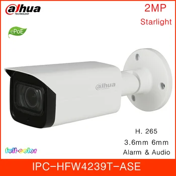 

Dahua 2MP WDR Full-color Starlight Network Camera 3.6mm 6mm Fixed Lens Support Smart Detection and 128G SD Card Security Camera