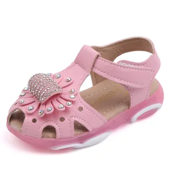 

Summer Toddler Kids Sport Girls Baby Sandals LED Luminous Shoes Sneakers Casual Comfortable Led shoes with Backlight Beach shoes