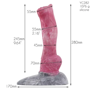 SXXY Fantasy Dog Thick Dildo with Big Knot for Women Suction Cup Vagina Masturbate Huge Animal Penis Exotic Adults Anal Sex Toys 5