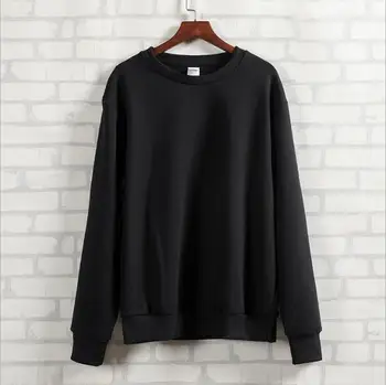 

2019 New Fashion Casual Men Hoodie Autumn Male Solid Color Sweatshirts Hoodies Men's Hip Hop Pullover Hoodies