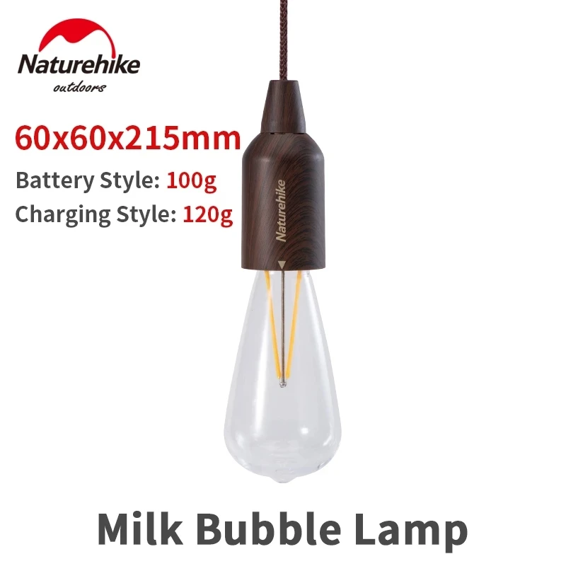 Naturehike Outdoor Atmosphere Light Glamping Pull Cord Light Exquisite Camping Tent Light Star Wire Rechargeable Waterproof USB 4