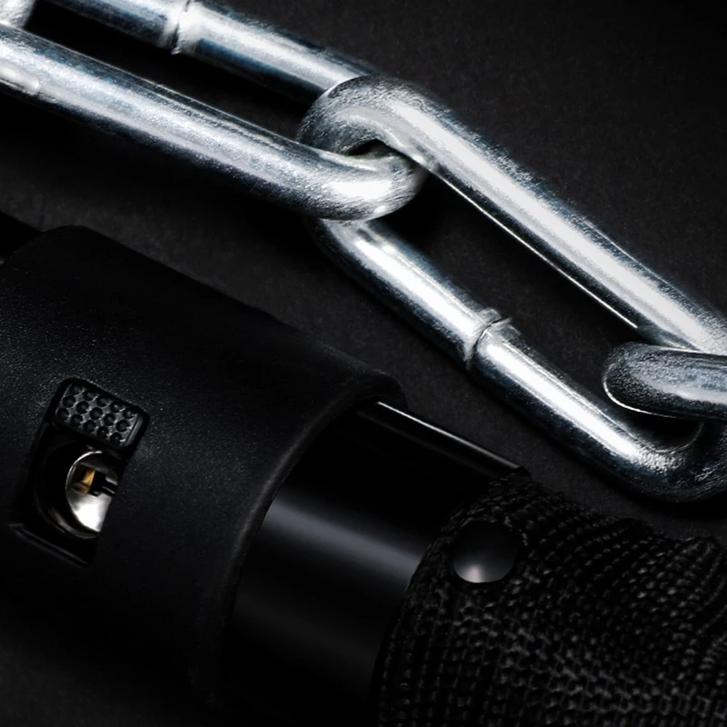 HOT-Mountain Bicycle Lock Electric Battery Car Motorcycle Chain Lock Anti-Theft Portable Bicycle Chain Anti-Prying
