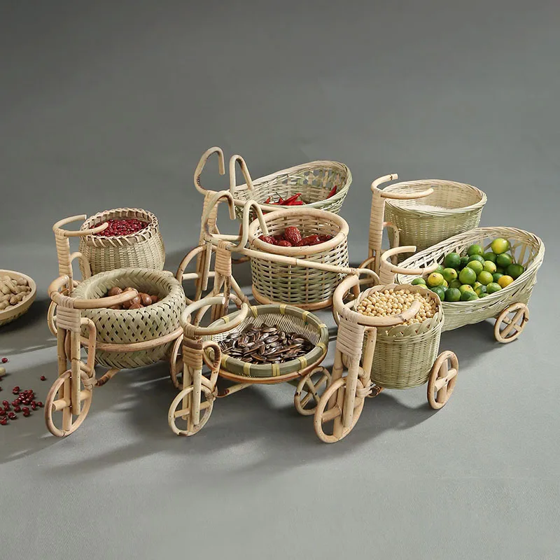 

Hand-woven bamboo Storage baskets laundry basket basket wicker basket straw basket home storage organization rattan