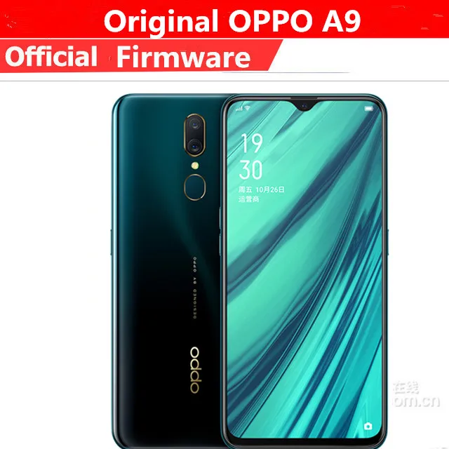 Мобильный телефон OPPO A9 4G LTE Android 9,0 MT6771V Octa Core 6,5" 6+ 128G, мобильный телефон с отпечатком пальца 16MP 3D Body 4020mAh