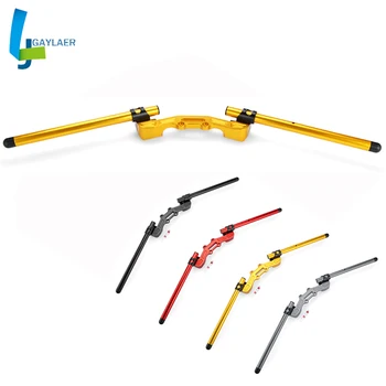 

Motorcycle CNC Handlebar Adjustable Clip On Fork Handle Bar with Adapter for DUCATI Scrambler Cafe Racer Classic Icon Mach