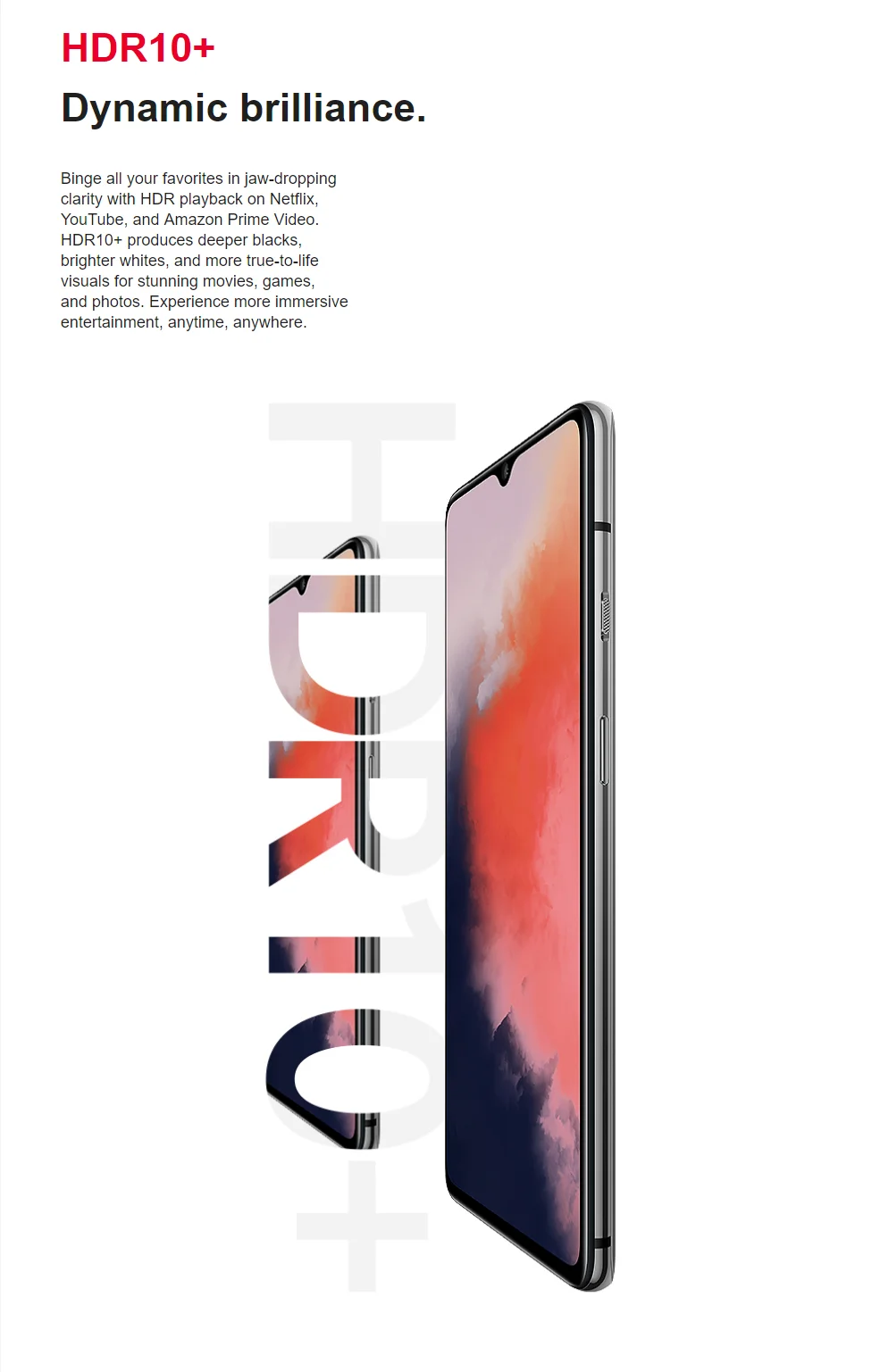 Глобальная ПЗУ Oneplus 7T Snapdrago 855 Plus Dual SIM 8 Гб ram 128 ГБ/256 ГБ rom UFS 3,0 48MP OIS 90 Гц экран Play Store OTA Oneplus7T