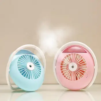 

Mini Rechargeable Desktop Cooling Fan Mist Spray Humidifier Potable USB Air Cooling Conditioner Machine For Home Office