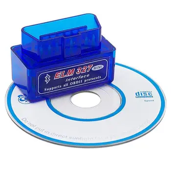 

Universal Wireless Car Diagnostic Scanner Mini ELM327 Bluetooth V2.1 OBD2 OBD II Auto Scan Tool Work On Android