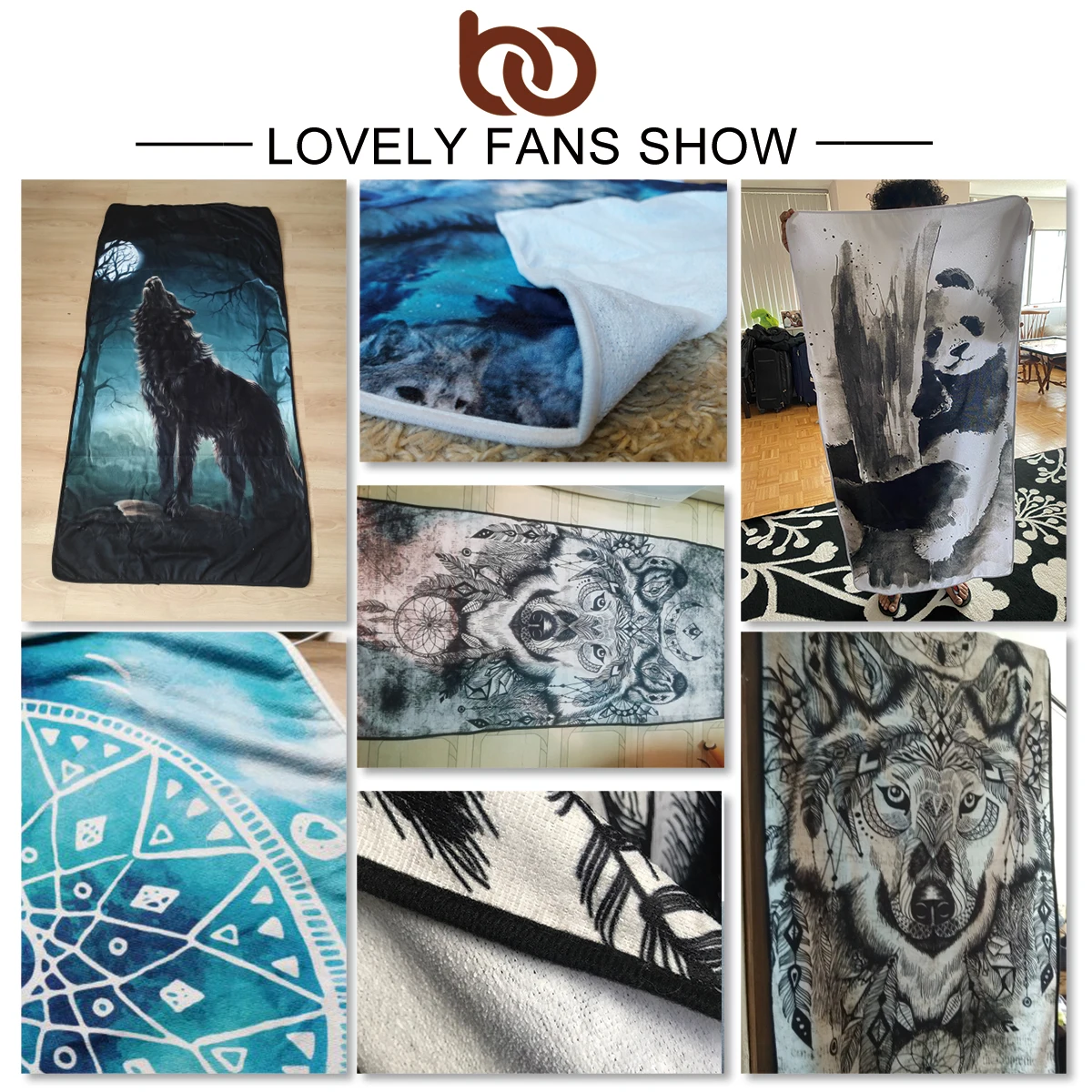 BeddingOutlet Dreamcatcher beach towel towel Microfiber Watercolor Beach Towel Blue Rectangle Bikini Cover-Up Mat 75x150cm