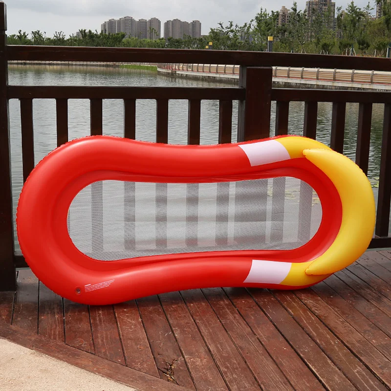 

Inflatable Water Hammock Floating Bed Lounge Chair Drifter Swimming Pool Beach Accessories LAD-sale