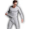 Conjuntos de ropa interior térmica para hombre ropa interior térmica de invierno Calzoncillos largos ropa de invierno ropa térmica gruesa para hombre envío directo sólido ► Foto 2/6