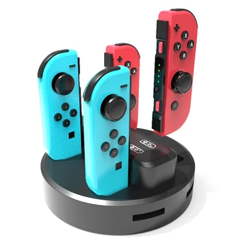 

Aolion Charging Base with LED For Nintendo Switch Joycon Controller 4 in 1 Stand Charger Station For Nintend Switch Gamepad