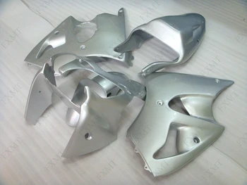 

for Kawasaki ZX6r 00 Body Kits Ninja ZX-6r 2001 Fairing Kits Ninja ZX-6r 2000 - 2002 Bodywork Silvery