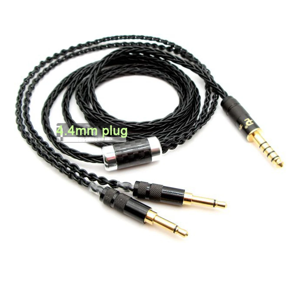 8 Cores 2 5 3 5MM 4 4mm Balanced Upgrade Cable for Denon AH D7200 AH D5200 d9200 Headphone