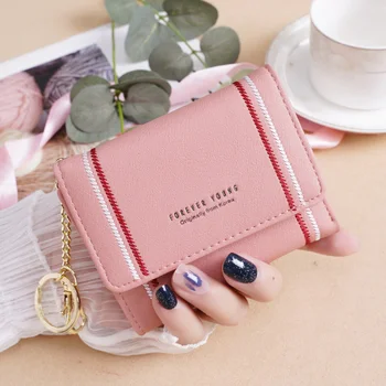 

2020 new women's wallet fashion short wallet women's Korean version multi-function zero wallet