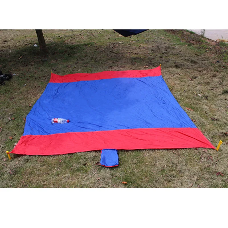 

Outdoor Travel Picnic Mat Nylon Pocket Picnic Mat Waterproof Foldable Lawn Beach Mat Tent Picnic Mat