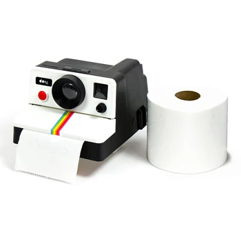 

WC Tissue Box Creative Retro Polaroid Camera Shape Inspired Tissue Boxes Toilet Roll Paper Holder Box Bathroom Retro Decor