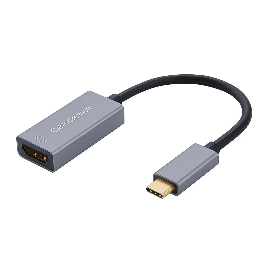 

Адаптер USB C на HDTV 4K @ 60 Гц, адаптер USB Type C на HDTV, совместим с MacBook Pro 2018,iPad Pro 2018,Surface Go,Chromebook Pixel