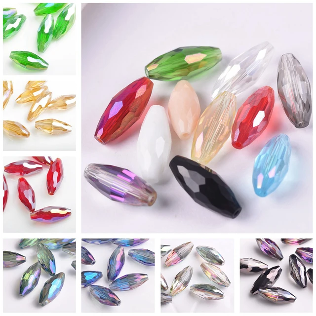 Teardrop Pear Shape Faceted Crystal Glass 5x3mm 7x5mm 12x8mm 15x10mm  18x12mm Loose Crafts Beads for Jewelry Making DIY - AliExpress