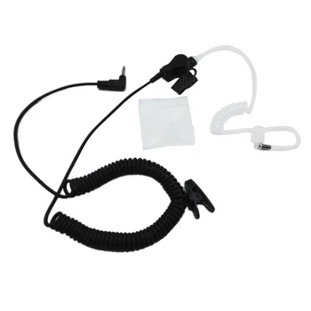 

RHF 617-1N 3.5mm RECEIVER/LISTEN ONLY Surveillance Headset Earpiece with Clear Acoustic Coil Tube Earbud Audio Kit