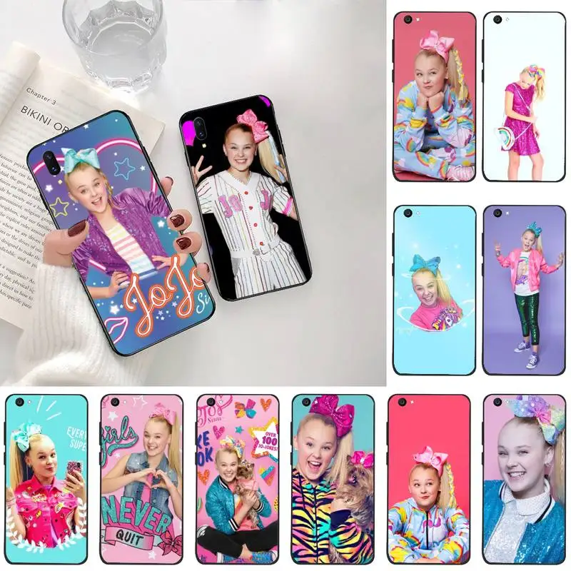YJZFDYRM Jojo Siwa Bling Cute чехол для телефона Vivo Y91c Y17 Y51 Y67 Y55 Y93 Y81S Y19 V17 vivo s5 | Мобильные