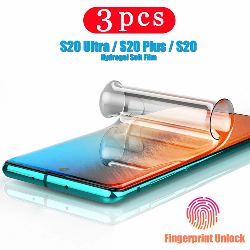 3 шт. 9D мягкий полный чехол для samsung galaxy S7 edge S8 S9 plus S10 lite S10e S20 ультра защита экрана