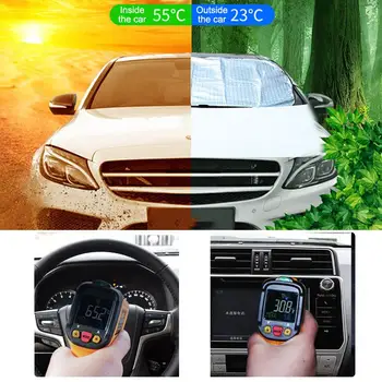 

Car Sun Shade Snow cover Windshield Sunshades UV Sun and Heat Reflector reflectors for driveway