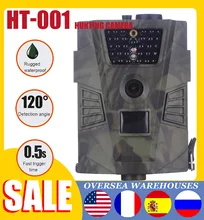 

2021 New HT-001 Hunting Trail Camera 12MP 1080P 850nm LED Wild Hunting Cameras Night Vision Wildlife Animal Photo Traps Video