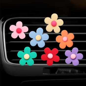 

Flower Car Air Outlet Fragrance Perfume Clip Car Air Freshener Diffuser Car Accessories Perfumes Car Styling