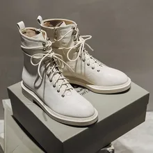 Новинка года; женские ботильоны на плоской платформе; зимние ботинки на шнуровке; Цвет Черный; модные вечерние ботинки; Footwearchaussures femme; K11-23