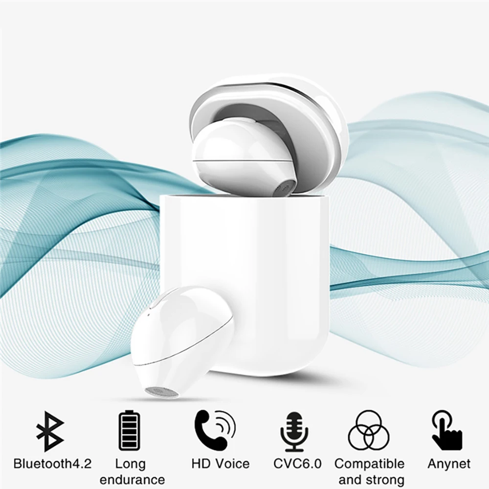 X20 мини True Беспроводной Bluetooth наушники с зарядный чехол стерео наушники Hands-free наушники для Xiaomi huawei