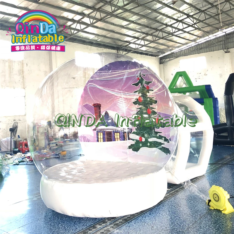Customized backdrop Inflatable Clear Bubble Tent Snow Globe With Tunnel For Advertising Or Promotion | Игрушки и хобби