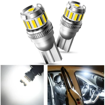 

2x For Toyota Ipsum Hilux Celica Camry CHR Auris Prius Verso Acm21 Light T10 W5W Led Canbus Bulb Car Interior Light Parking Lamp