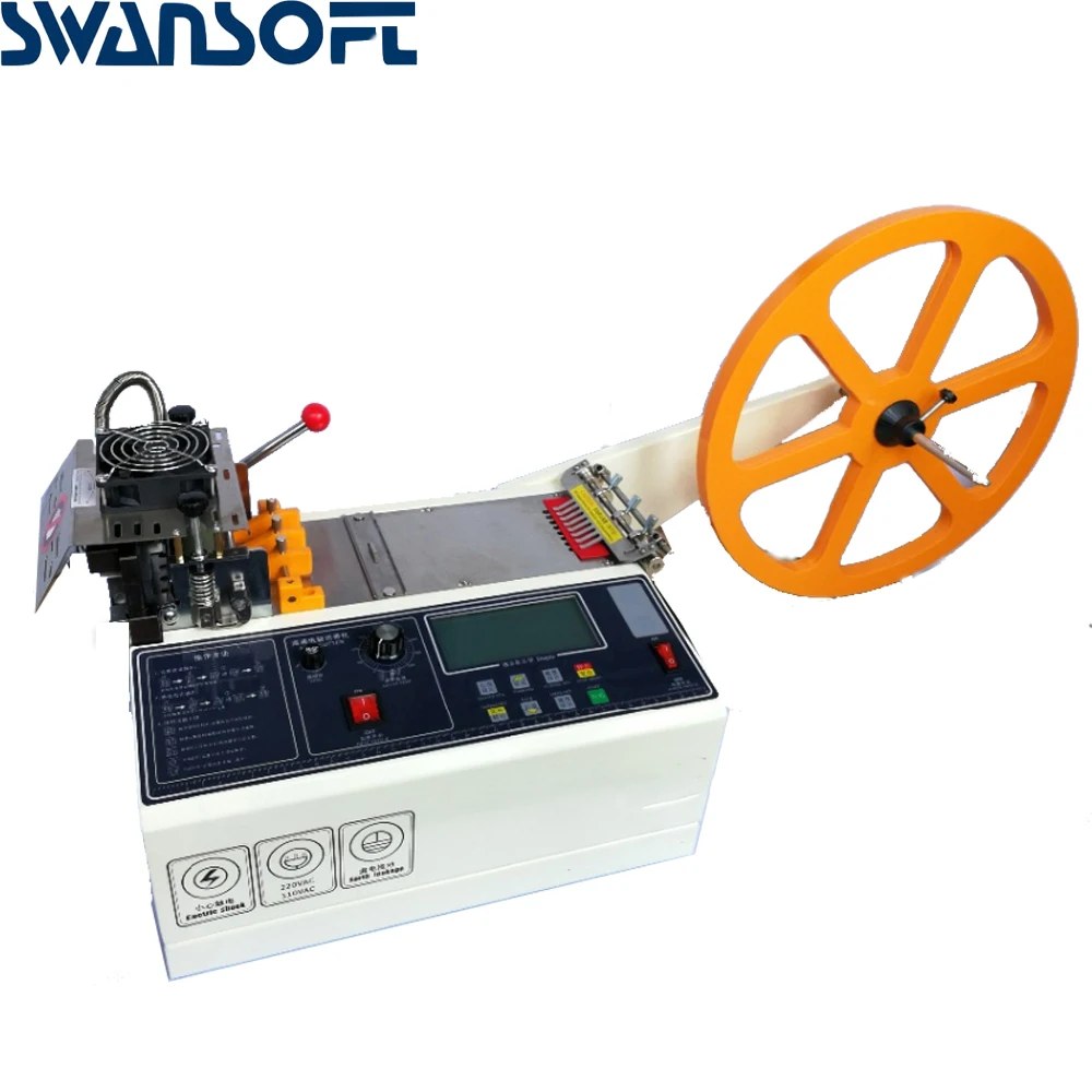  Automatic computer cutting machine 988T hot cutting machine webbing cutting elastic band Velcro cut
