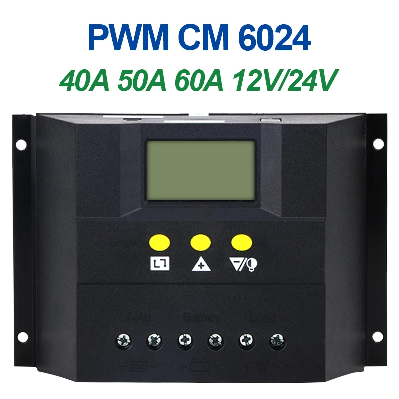Источник питания EASUN 60A 50A контроллер солнечной зарядки ЖК дисплей 12V24V