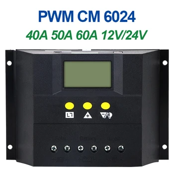 

EASUN POWER 60A 50A Solar Charge Controller LCD Display 12V24V Auto Work Voltage Lead-acid GEL Flooded BAT PWM Charging Model