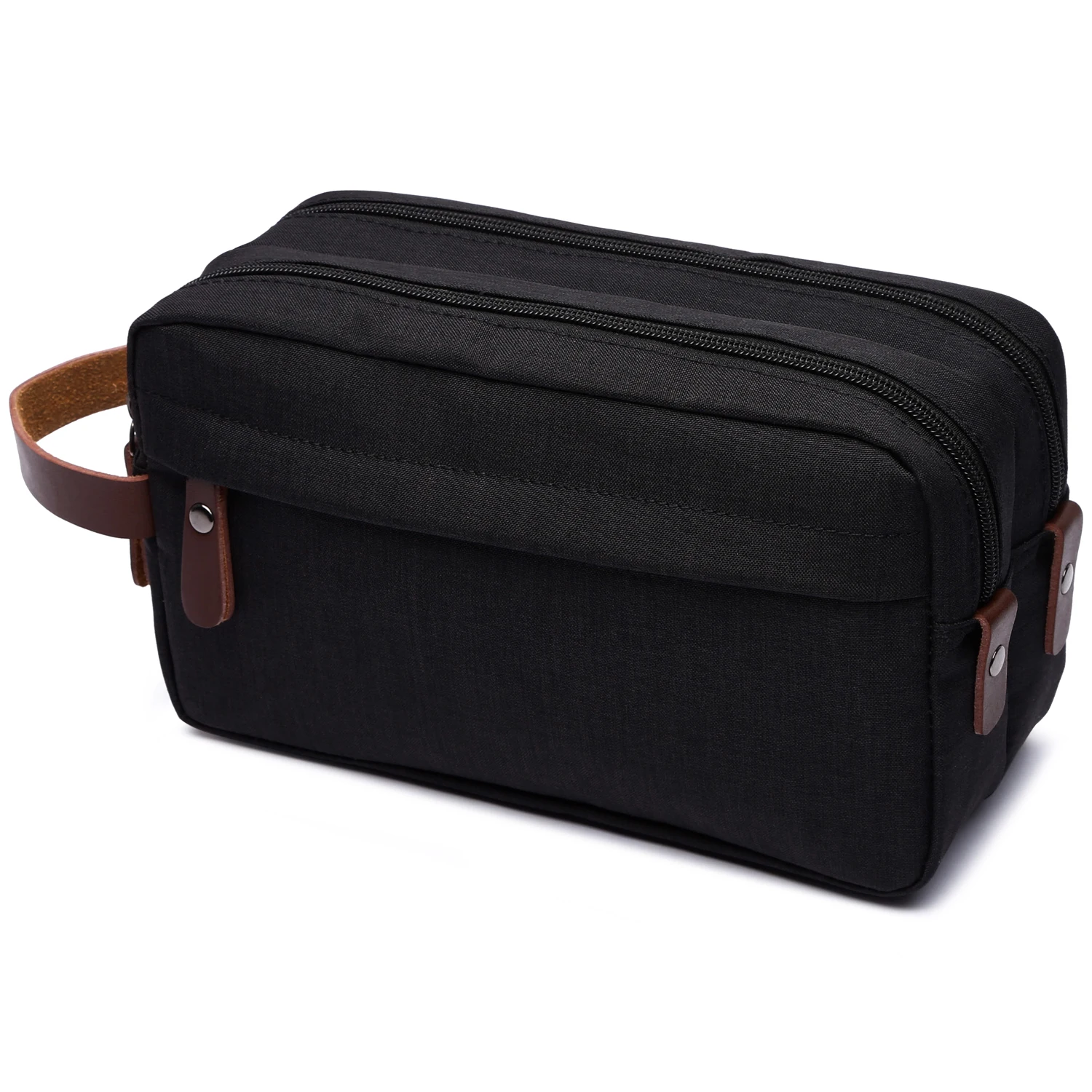 BLACK DOPP KIT Foxmertor, мужская косметичка, для путешествий, Dopp, набор, для ванной, для бритья, органайзер для туалетных принадлежностей, для сна, сумка-Органайзер, красивый чехол# T2 - Цвет: BLACK DOPP KIT